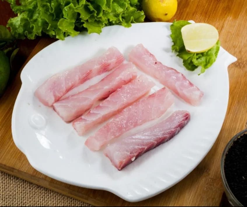 Bombay Bhetki Fillet Fish Finger Cut/বোম্বে ভেটকি ফিলেট ফিশ ফিঙ্গার কাট