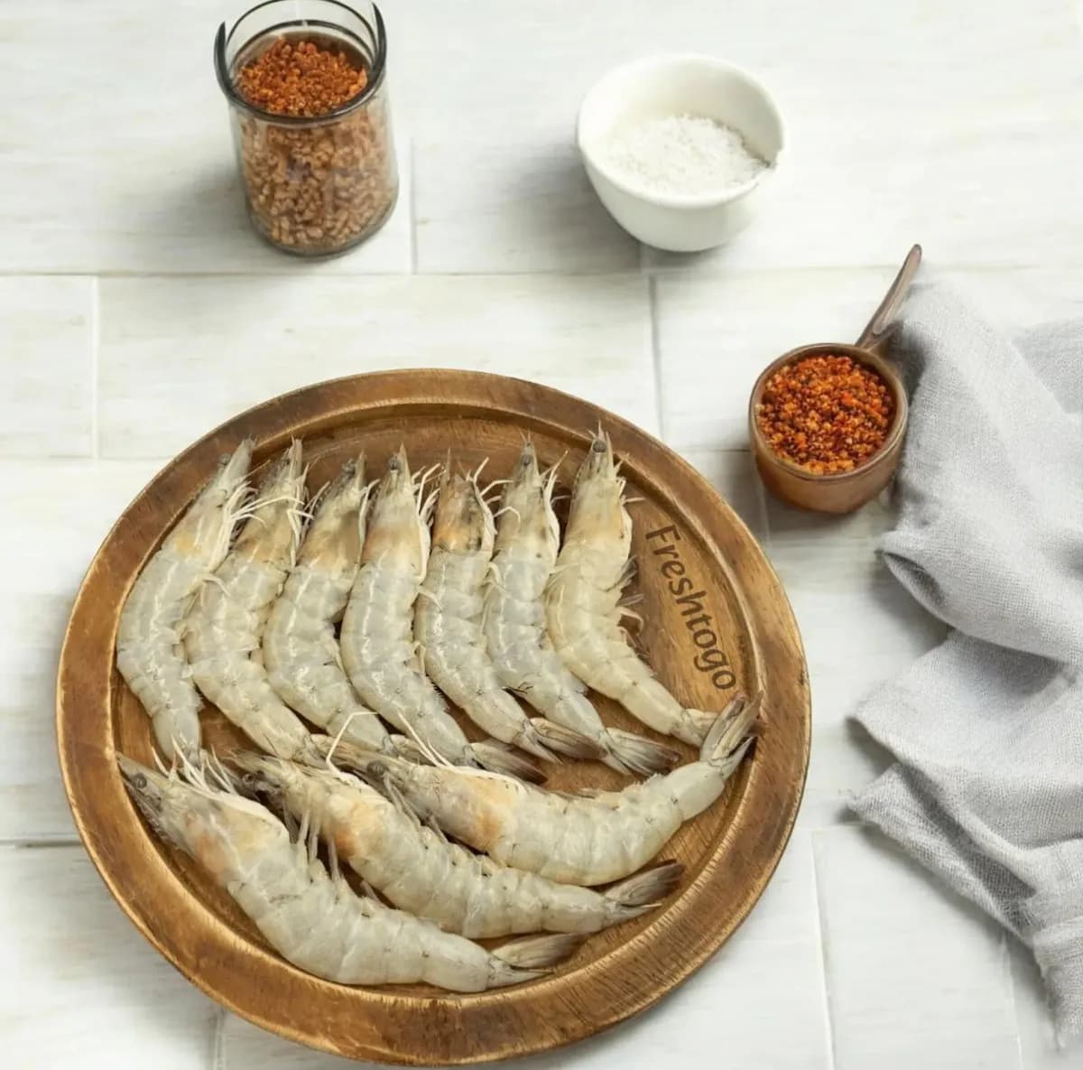 White Prawns/Chapra Chingri (medium)/চাপড়া চিংড়ি মাঝারি