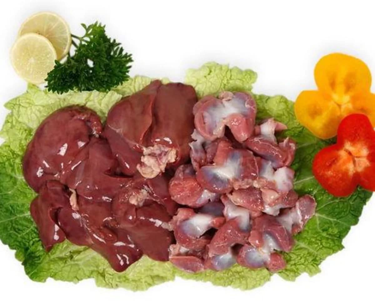 Chicken Gizzard & Liver/চিকেন গুরদা ও মেটে