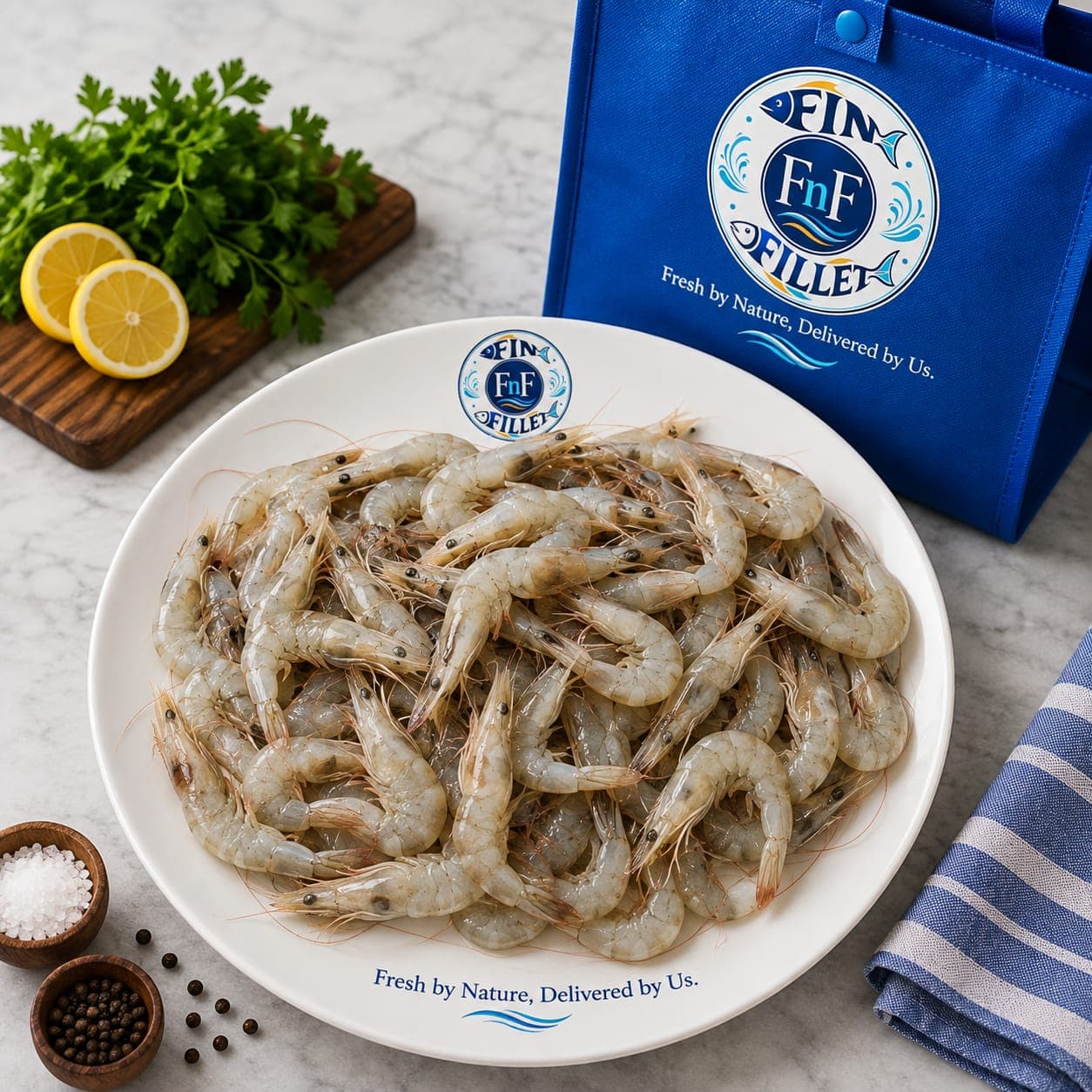 White prawns/Chapra chingri (small )
